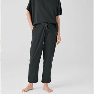 Eileen Fisher Organic Cotton Interlock Slouchy Sleep Lounge Pant